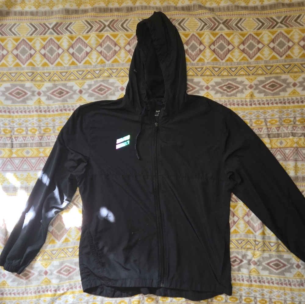 Hurley Black Windbreaker Jacket